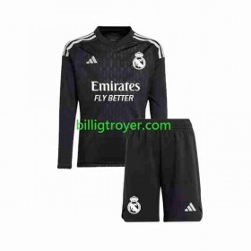 Billige Fotballdrakter Real Madrid Keeper Barn Bortedraktsett 2023/24 Langermet